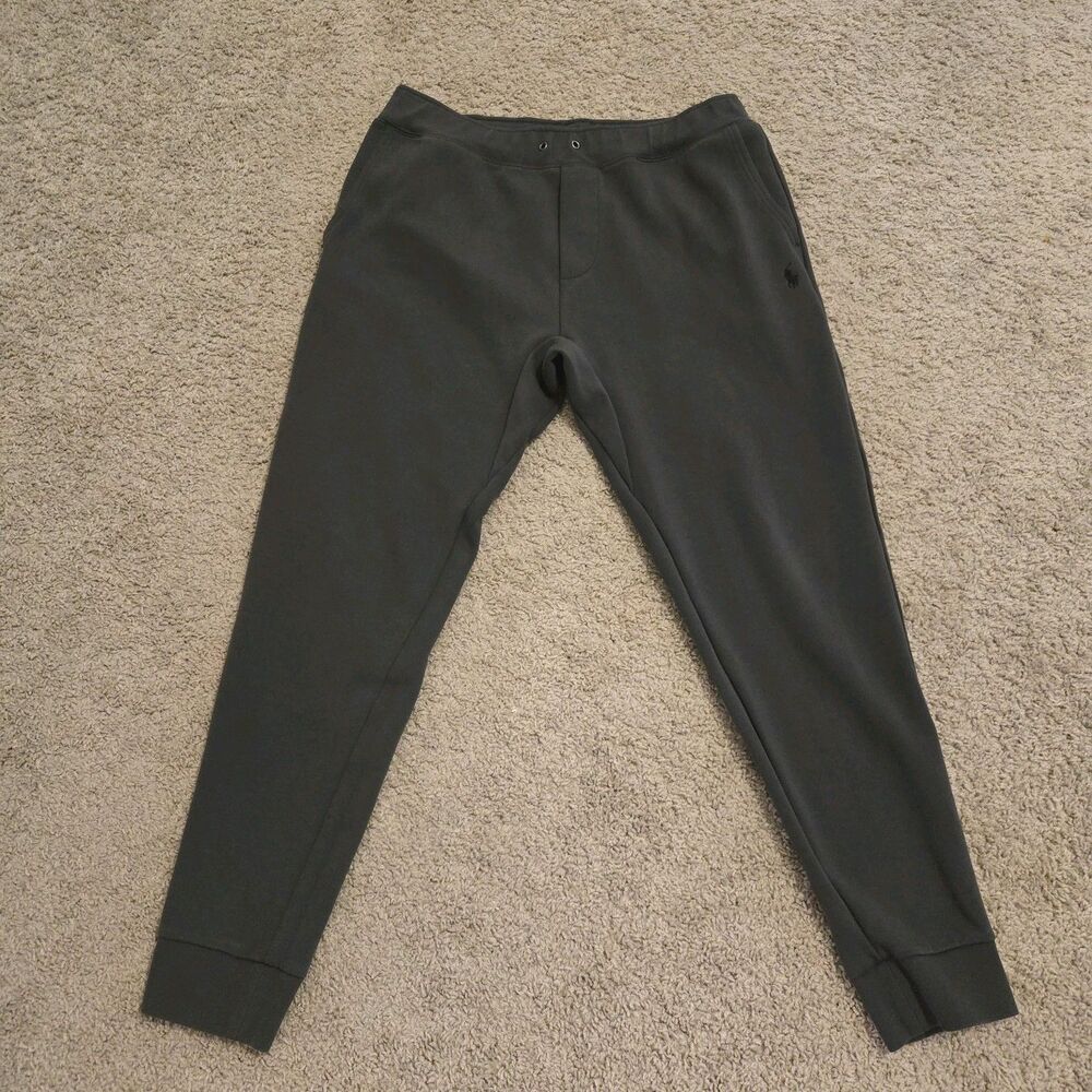 Polo Ralph Lauren Men's Jogger Sweatpants – Dark Gray, Size M, No Drawstring